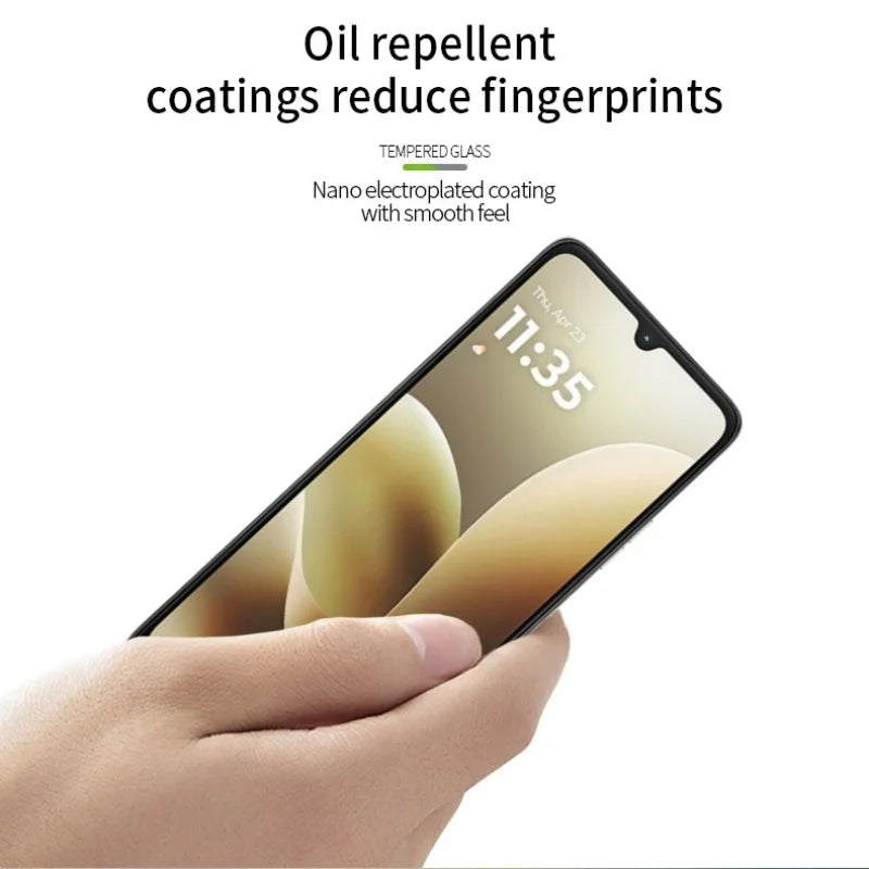 PINWUYO For Motorola Moto G06 Power 4G / G06 4G Tempered Glass Film JK Series-2 9H Full Screen Protector - Black - 4
