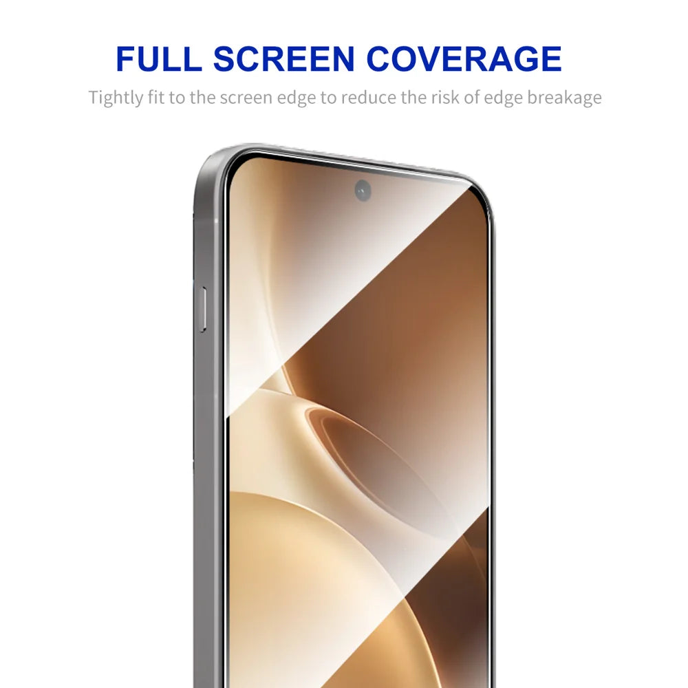 ENKAY HAT PRINCE For vivo X300 5G 2Pcs Screen Protector   Silk Printing 0.18mm High Aluminum-silicon Glass (Fingerprint Unlock) - Transparent - 3