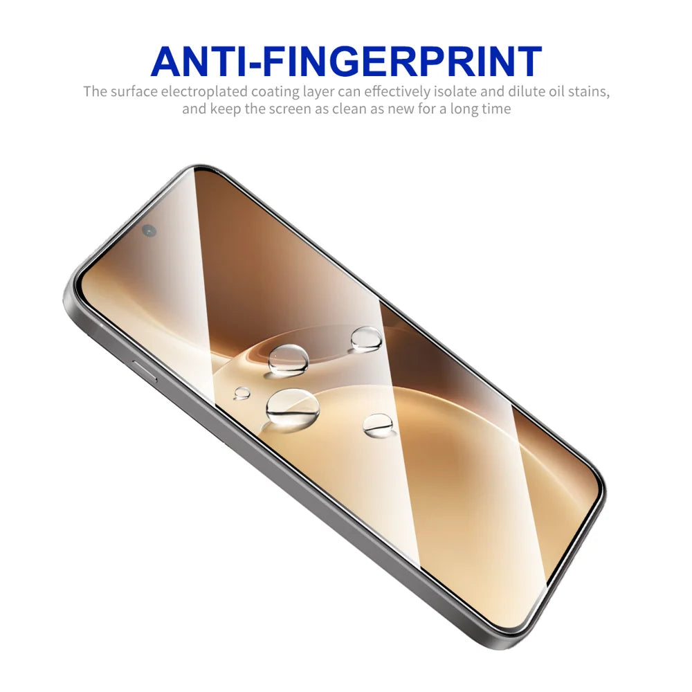 ENKAY HAT PRINCE For vivo X300 5G 2Pcs Screen Protector   Silk Printing 0.18mm High Aluminum-silicon Glass (Fingerprint Unlock) - Transparent - 7
