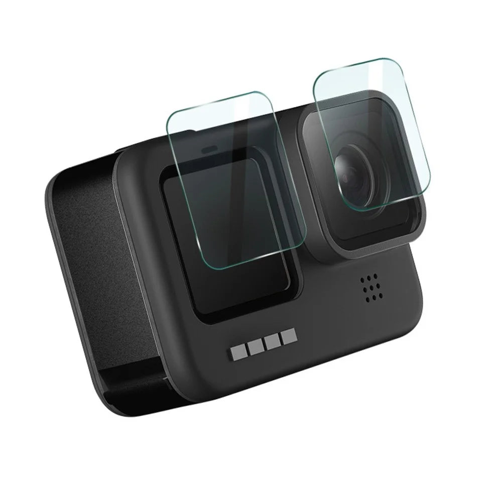 IMAK For Insta360 Ace Pro 2 Tempered Glass Screen Protector + Lens Film Set with Self Positioning Frame - 6