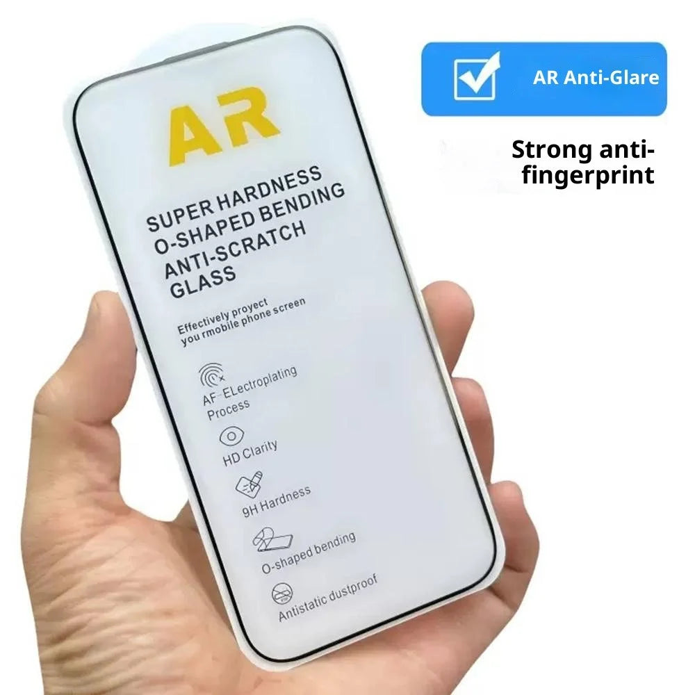 For iPhone Air Screen Protector AR Anti Reflective HD Full Glue High Aluminium-Silicon Glass Film - 4