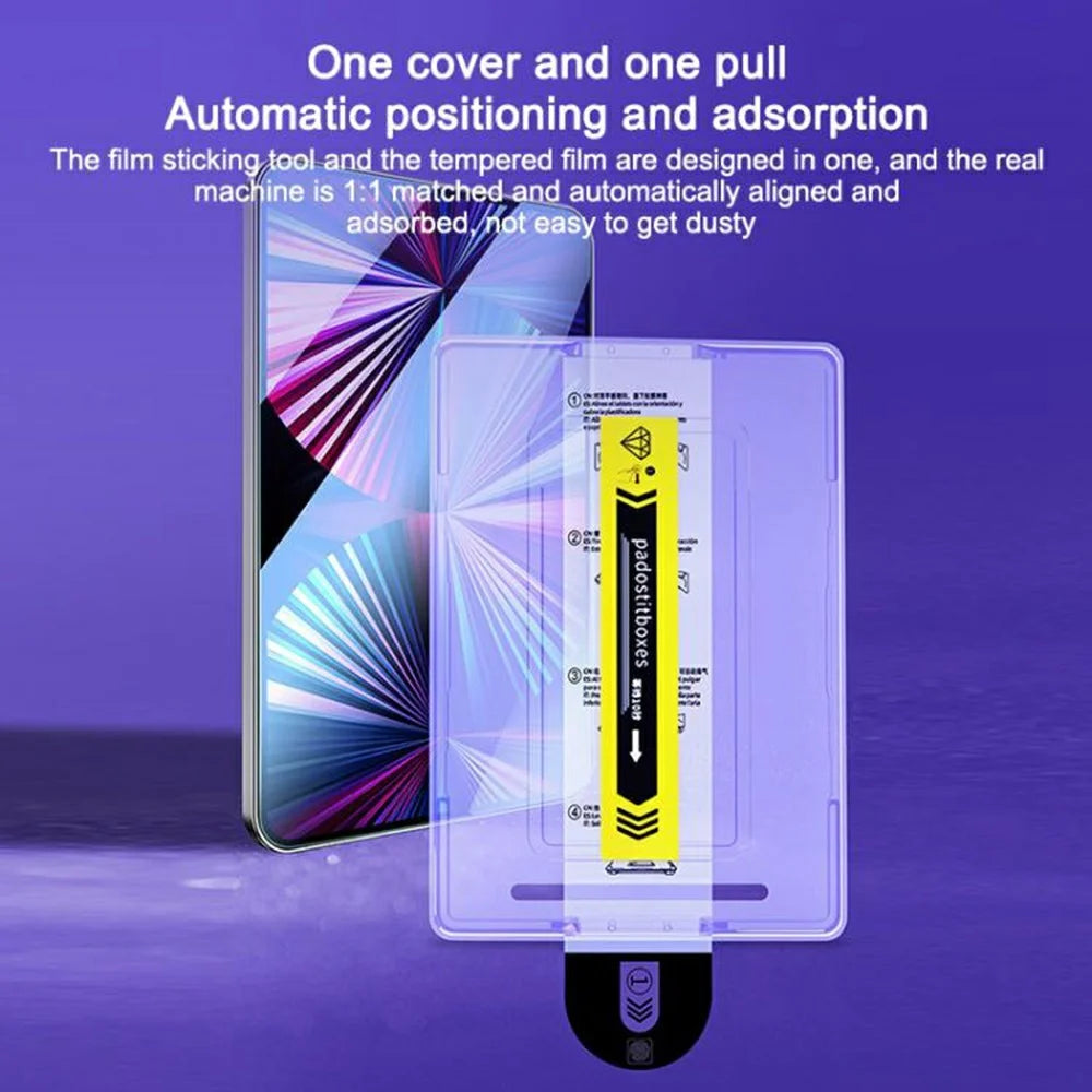 For iPad Pro 13 (2025)  /  (2024) Screen Protector Tempered Glass HD Film with Automatic Dust Removal Tool - 3