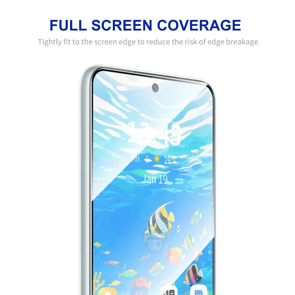 ENKAY HAT PRINCE For vivo iQOO 15 5G Screen Protector 0.18mm Silk Printing Full Glue High Aluminium-Silicon Glass Film Fingerprint Unlock - 5