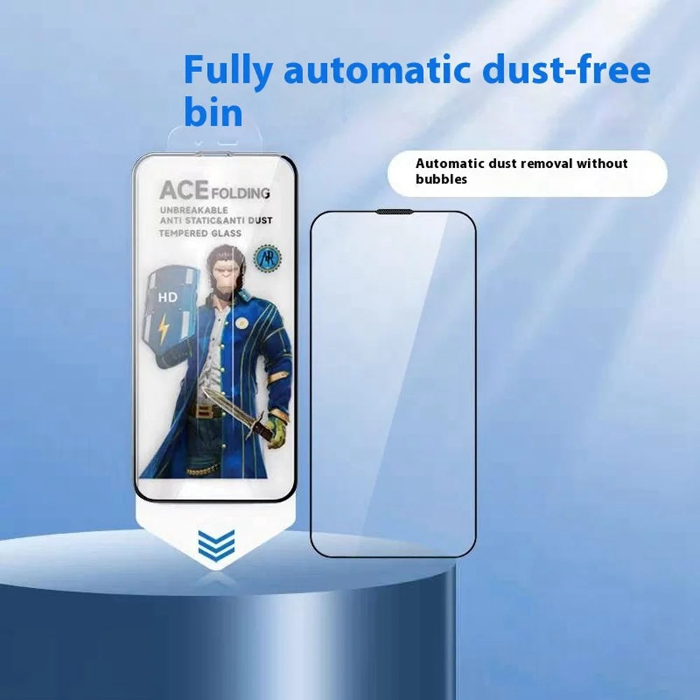 ESHMILY For iPhone Air Screen Protector 2.5D High Aluminium-Silicon Glass Clear Film with Easy Installation Tool - 4