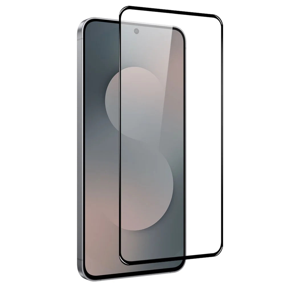 NORTHJO A+ for Samsung Galaxy S25 FE Screen Protector High Aluminum-Silicon Film 0.3mm 2.5D Black Edge Silk Printing - 2