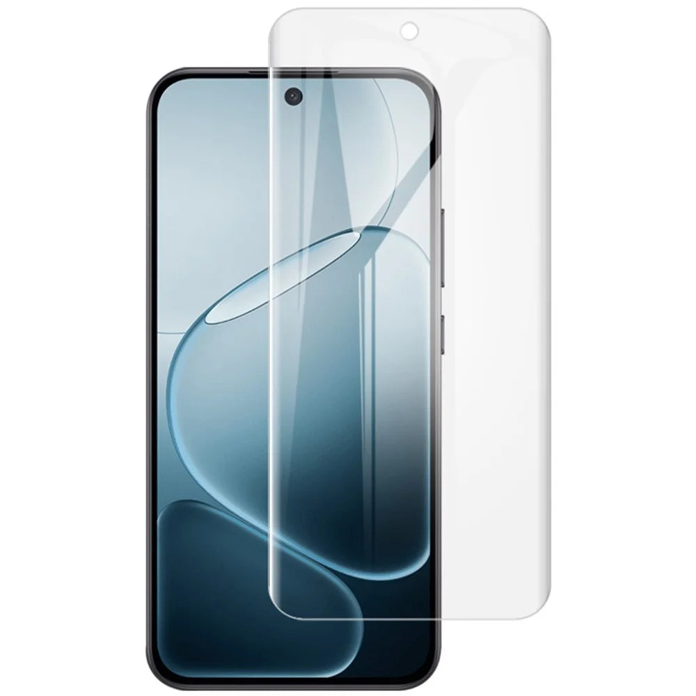 IMAK Hydrogel Film 4th For Oppo A6 Pro 4G / 5G Full Screen Protector Ultra Clear Full Glue Soft TPU Film (Fingerprint Unlock) - Transparent - 3