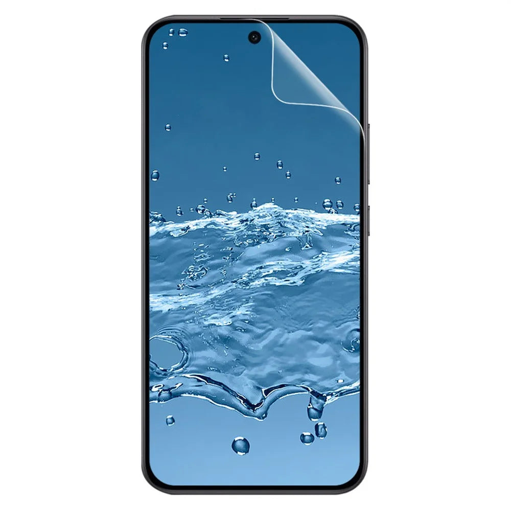 IMAK Hydrogel Film 4th For Oppo A6 Pro 4G / 5G Full Screen Protector Ultra Clear Full Glue Soft TPU Film (Fingerprint Unlock) - Transparent - 4