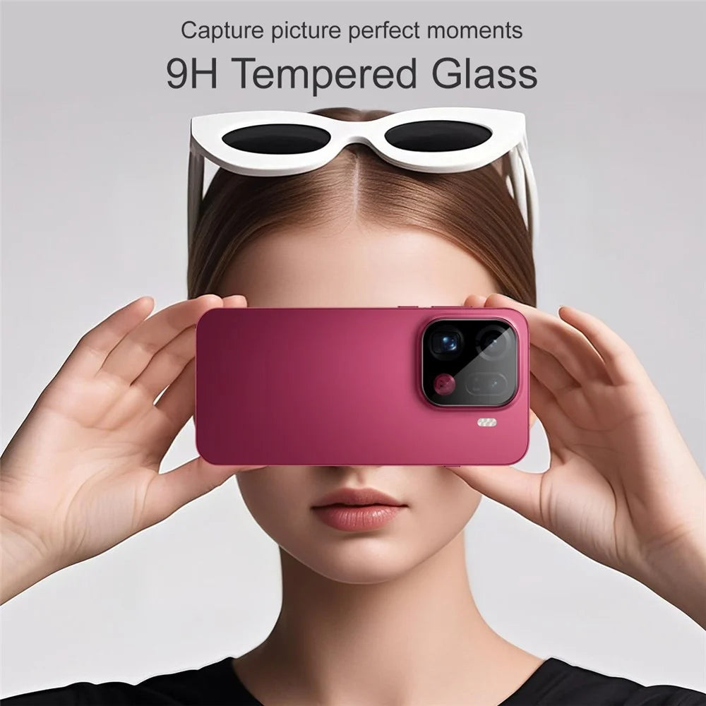 IMAK For Oppo Find X9 Pro 5G Tempered Glass Full Coverage Camera Lens Protector with Self Positioning Frame (Black Version) - 3