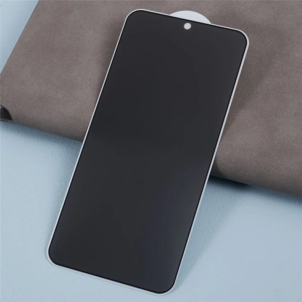 For Honor Magic8 5G Tempered Glass 180 Degree Anti-Peep Film Black Edge Full Glue Full Screen Protector with Fingerprint Unlock - 3