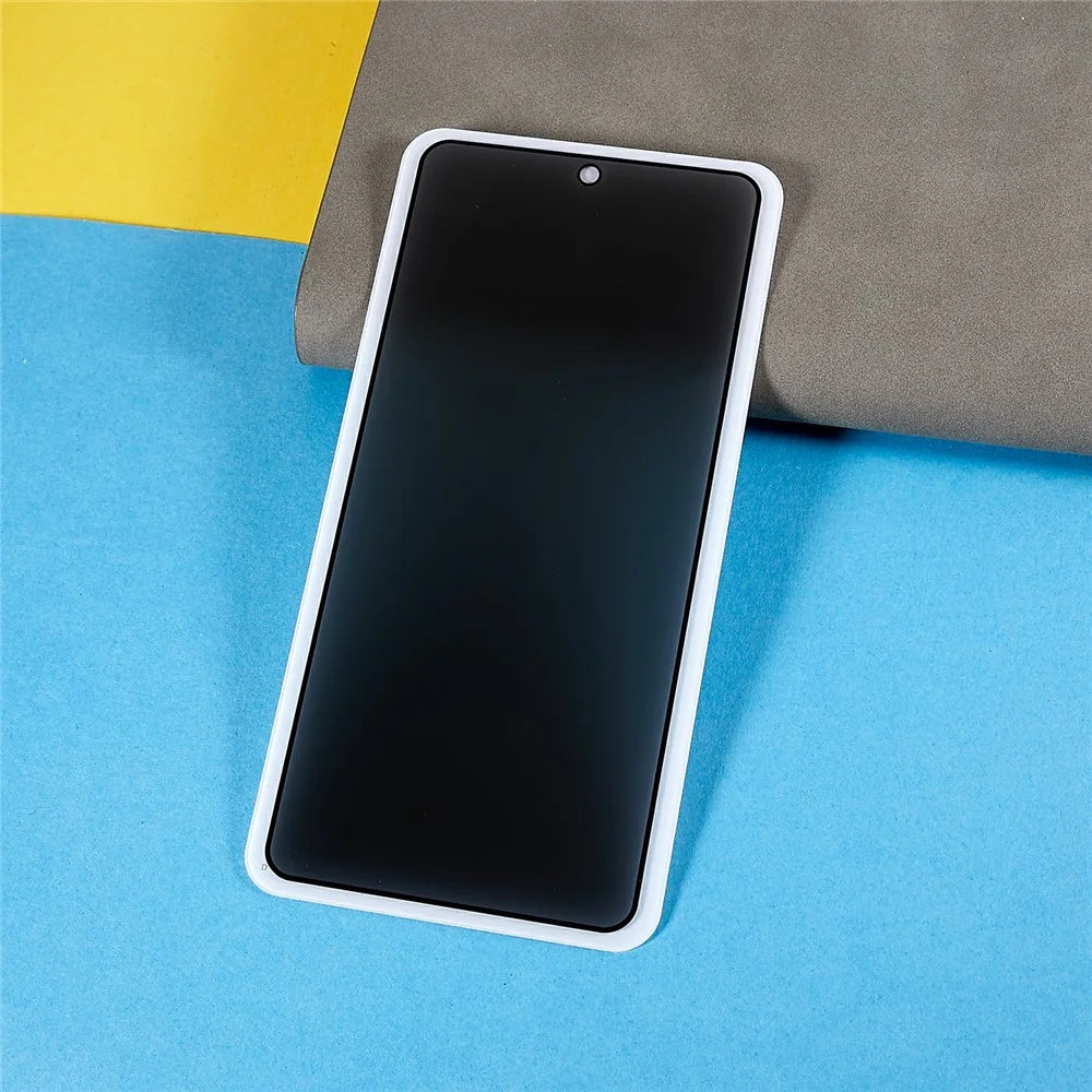 For Oppo Find X9 Pro 5G 180 Degree Anti-Peep Tempered Glass Black Edge Privacy Protection Full Screen Protector, Full Glue - Black - 4