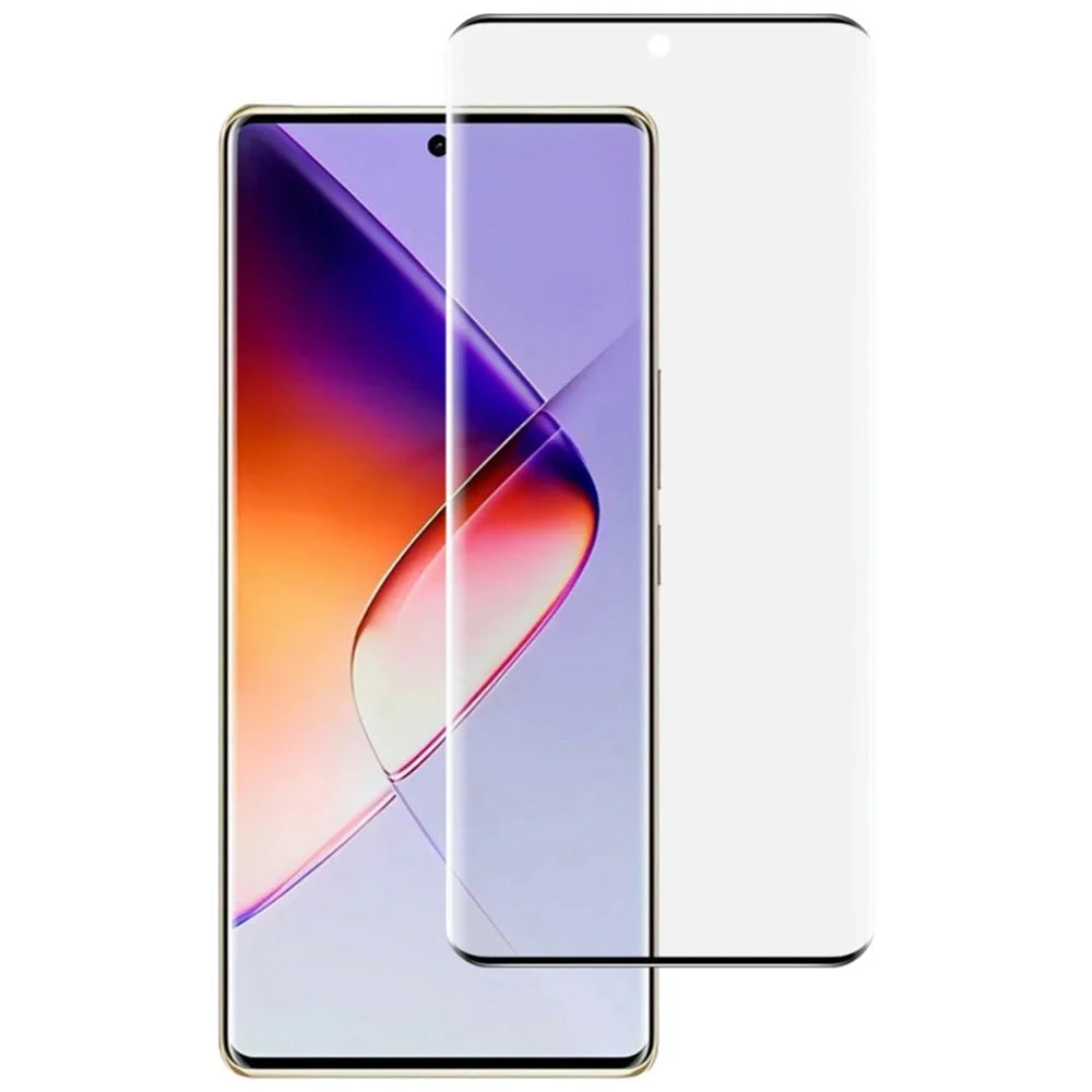 IMAK For Infinix Note 40 Pro 4G Full Screen Protector Side Glue 3D Curved Tempered Glass Film (No Edge Version) (Fingerprint Unlock) - 1
