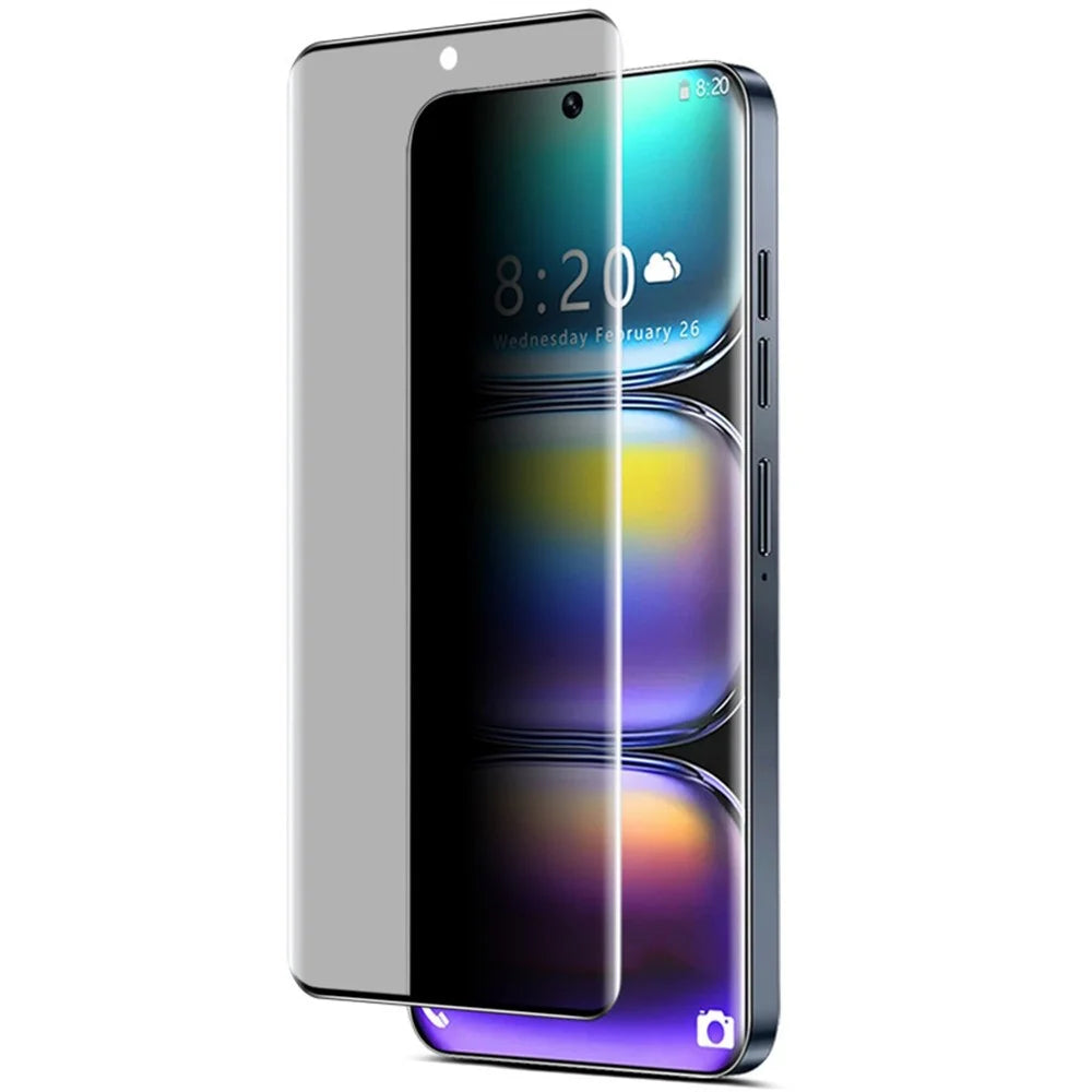 IMAK For Infinix Hot 50 Pro+ 4G Anti Spy Tempered Glass Side Glue Full Screen Protector (No Edge Version) - 4