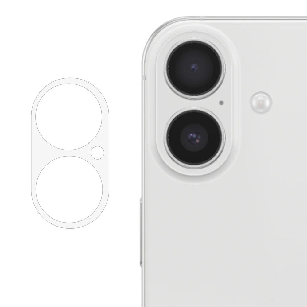 For iPhone 17 Camera Lens Film Ultra Thin HD Clear Fiber Glass Nano Lens Base Protector - Transparent - 1