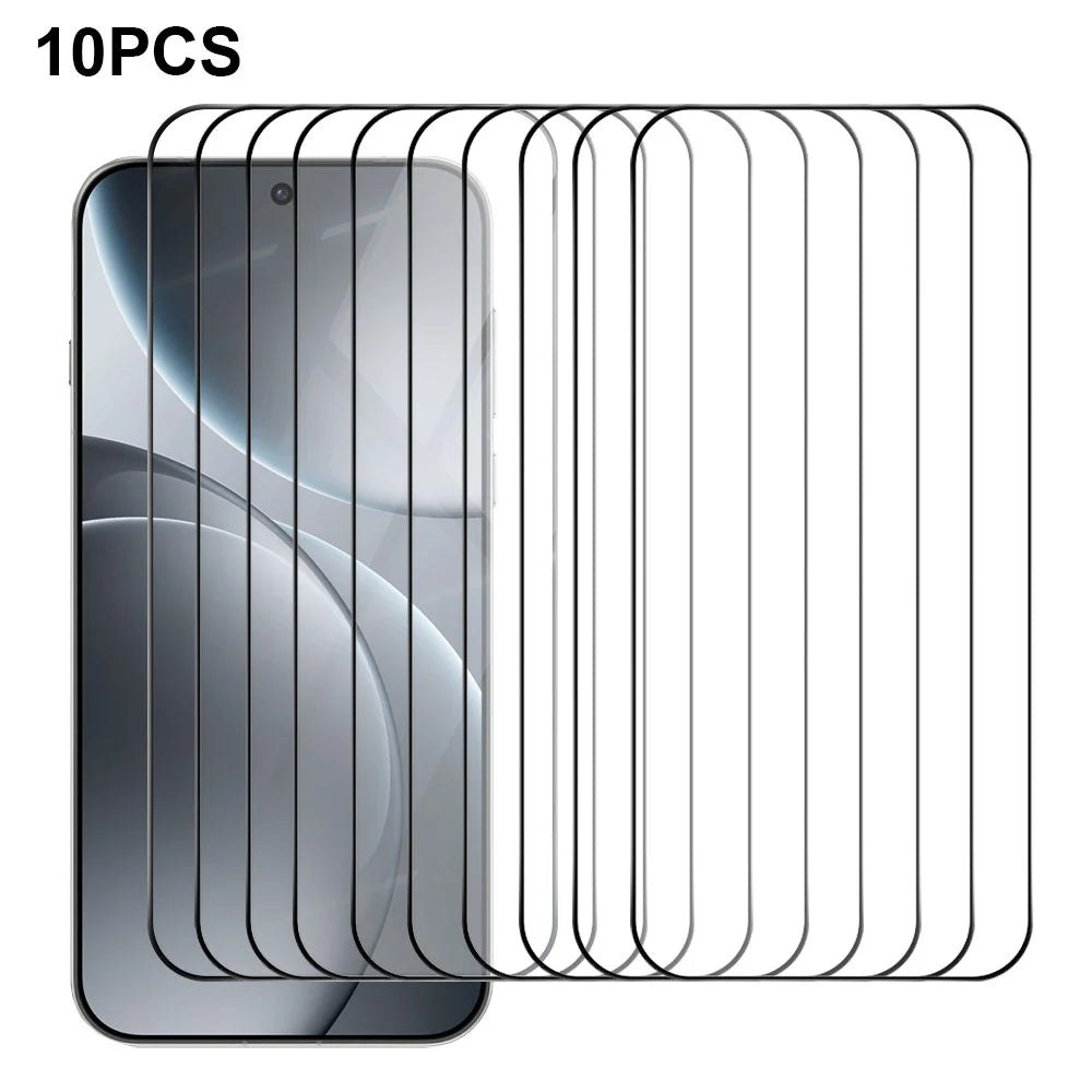 RURIHAI 10Pcs For Oppo Find X9 5G Full Glue High Aluminium-Silicon Glass Film 0.26mm 2.5D Full Screen Protector - 1