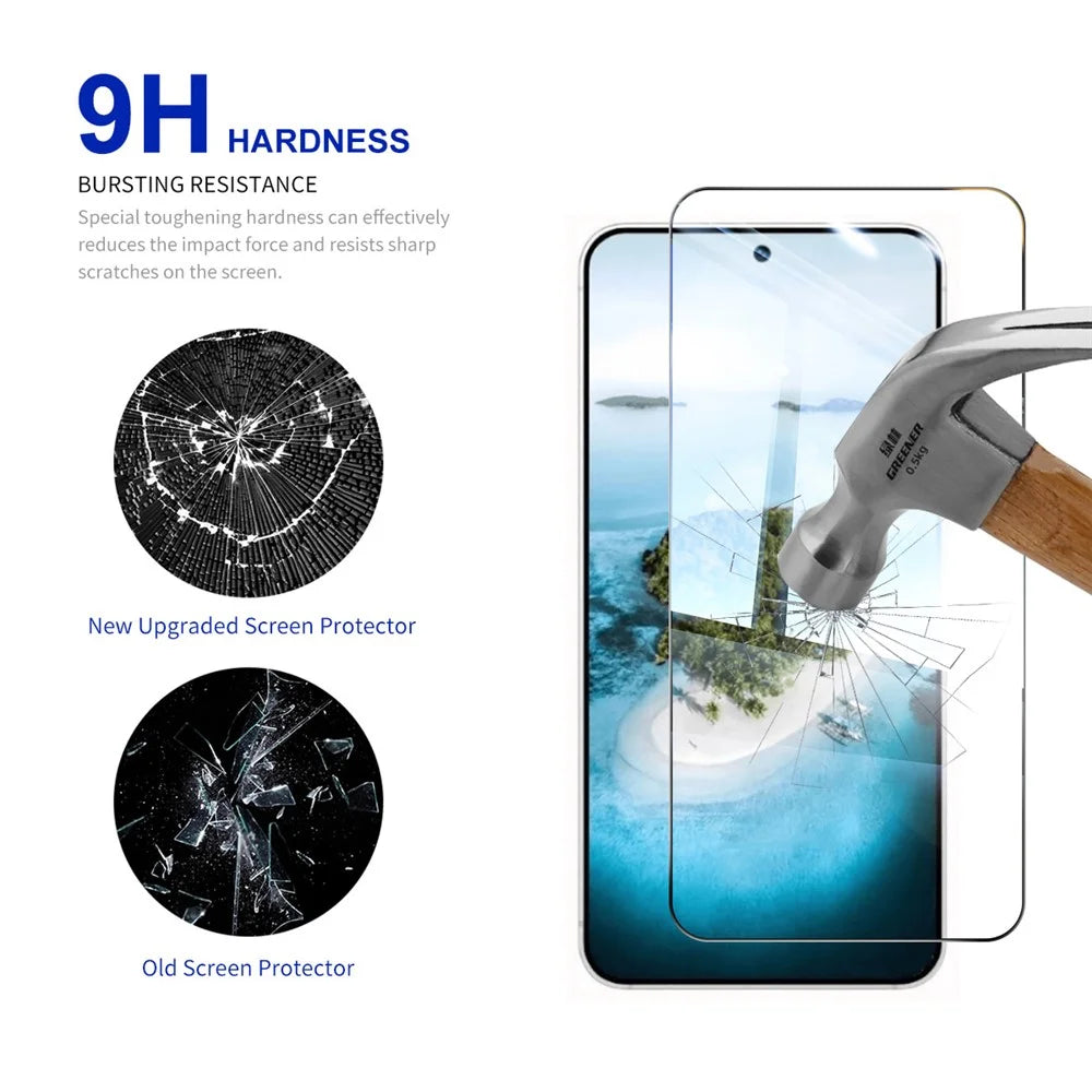 RURIHAI 10Pcs For Samsung Galaxy S26 Full Glue High Aluminium-Silicon Glass Film 0.26mm 2.5D Full Screen Protector - 4