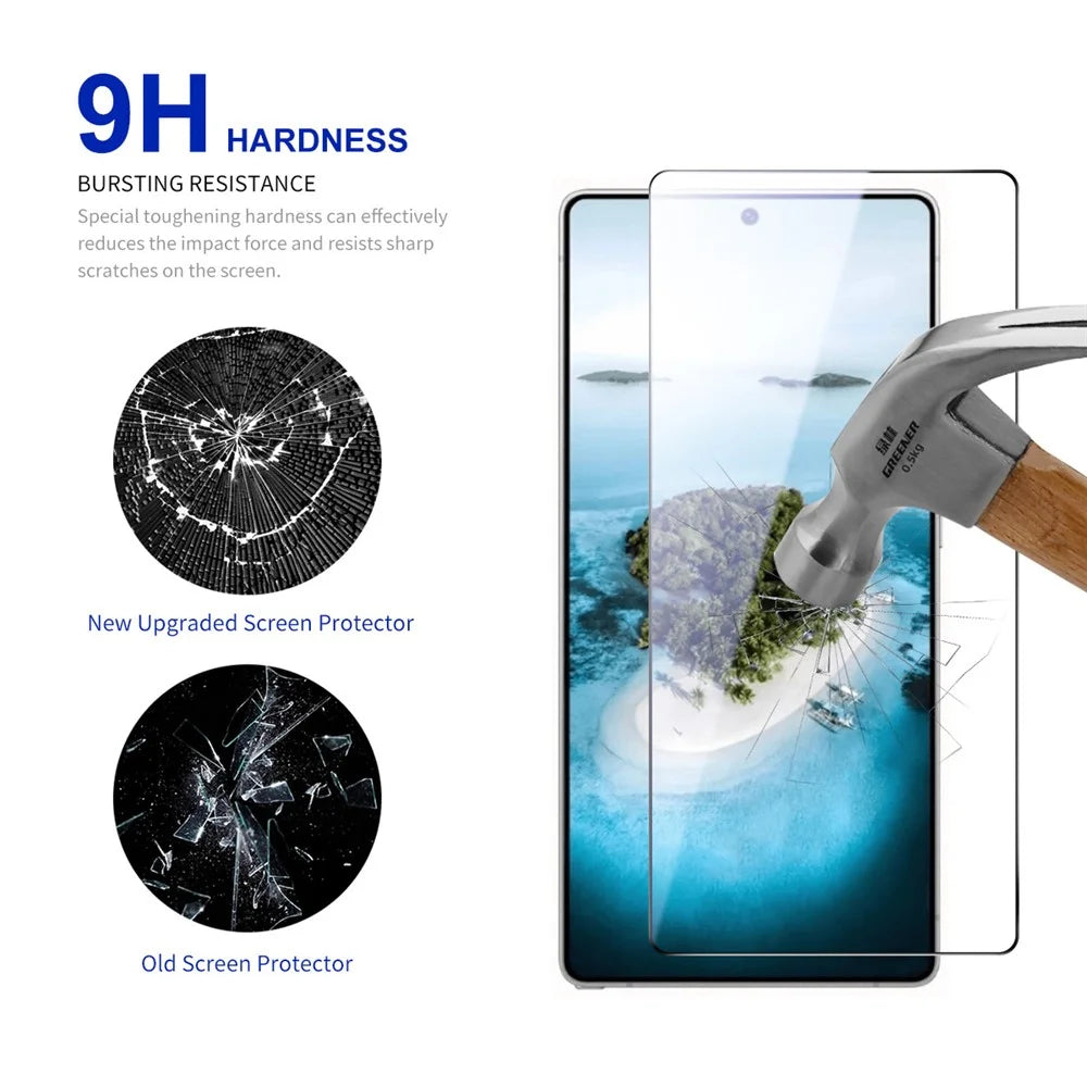 RURIHAI For Samsung Galaxy S26 Ultra Full Screen Protector Full Glue Secondary Hardening High Aluminium-Silicon Glass Film - 4