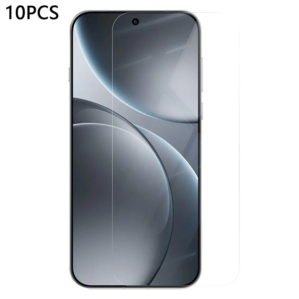 RURIHAI 10Pcs for Oppo Find X9 Pro 5G 0.18mm Screen Protector HD Clear Full Glue High Aluminium-silicon Glass Film (Fingerprint Unlock) (NOT Complete Covering) - 1