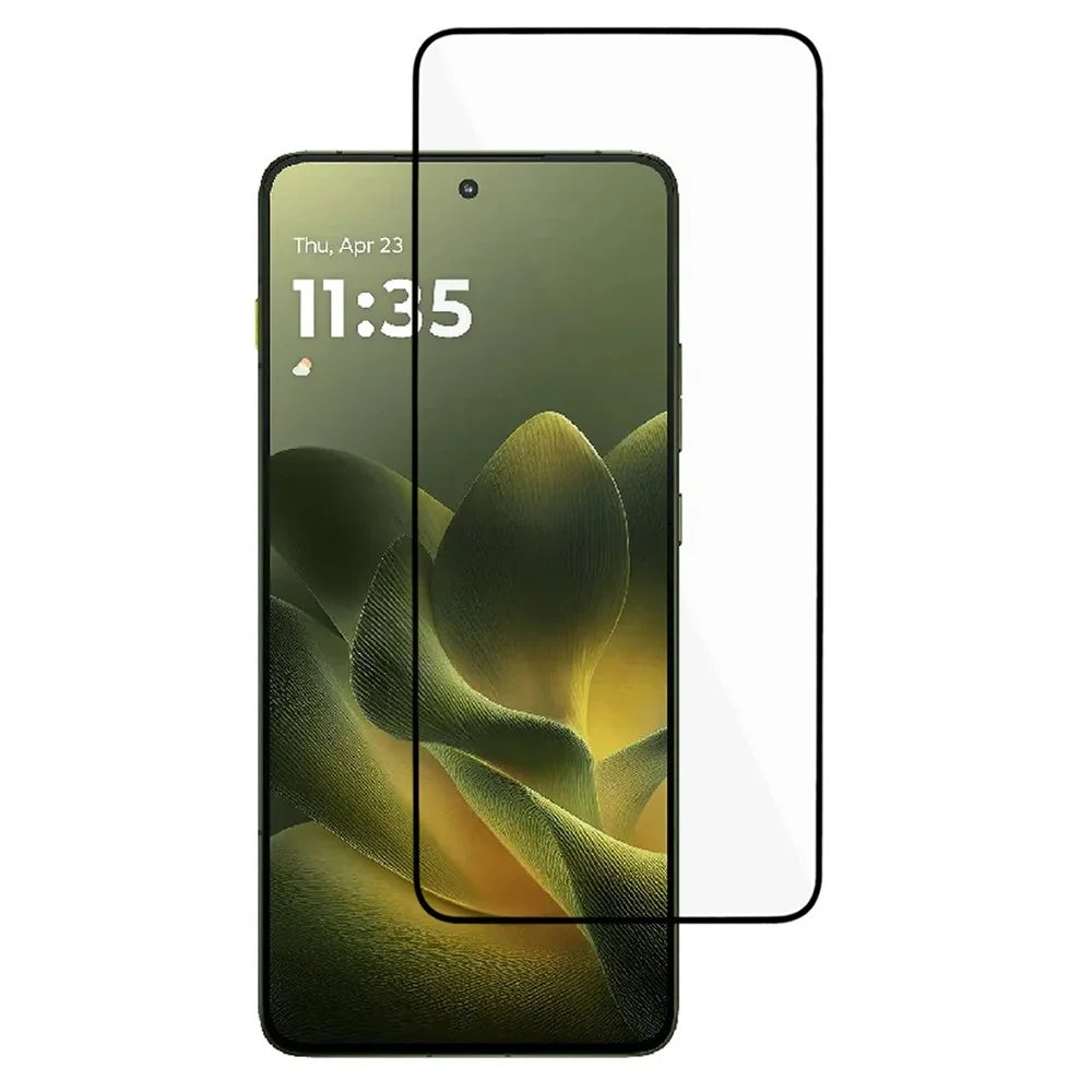 For Motorola Edge 70 5G Full Screen Protector Silk Printing Full Glue Tempered Glass Screen Film - 1