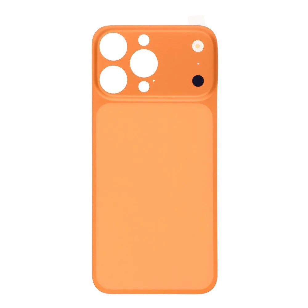 For iPhone 14 Pro Back Cover Film Transform to 17 Pro Full Coverage PMMA Phone Back Protector - Orange - 2