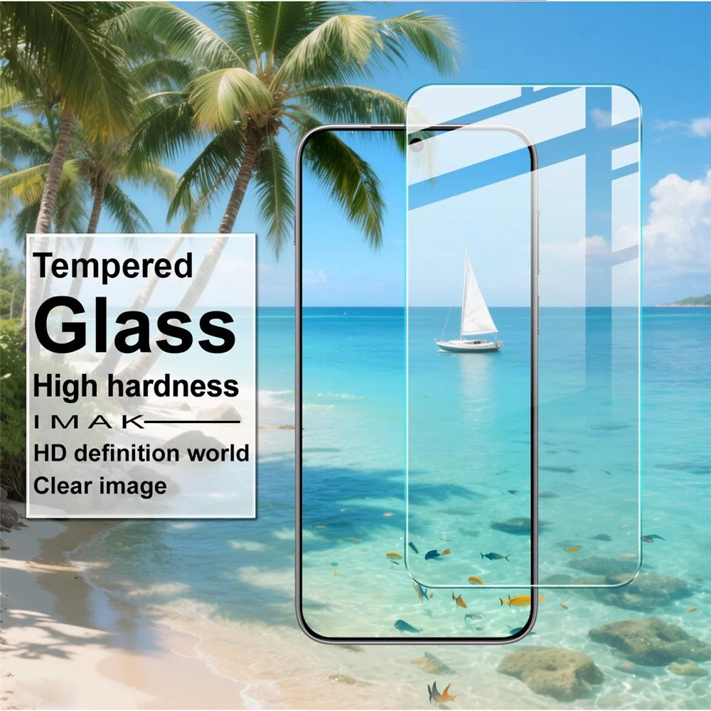 IMAK H Series For vivo X300 Pro 5G Screen Protector Tempered Glass HD Clear Film (NOT Complete Covering) (Fingerprint Unlock) - 7