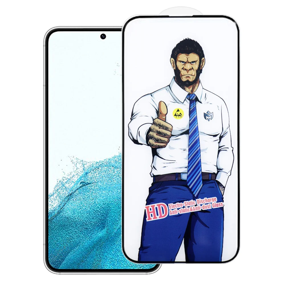 For Samsung Galaxy S22 5G Full Screen Protector Anti-explosion HD Clear High Aluminium-silicon Glass Film - As Shown - 1