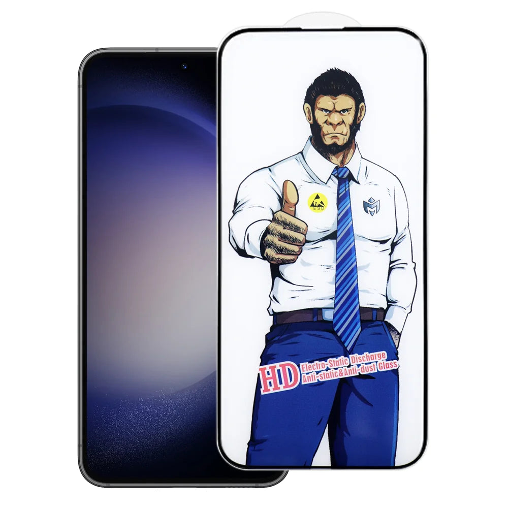 For Samsung Galaxy S23+ Full Screen Protector Anti-explosion HD Clear High Aluminium-silicon Glass Film - As Shown - 1