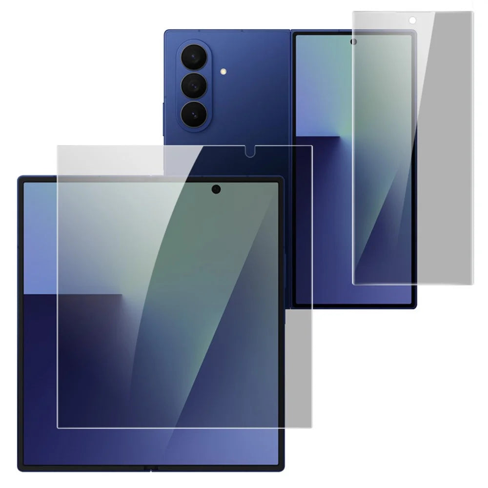 IMAK Privacy Hydrogel Film III for Samsung Galaxy Z Fold7 5G 1 Set Anti-Spy TPU Full Screen Film (Front Screen + Inner Large Screen) - 2