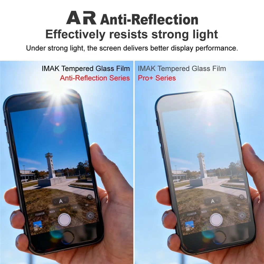 IMAK AR Anti Reflective Series For iPhone 17 Pro Screen Protector Full Coverage Ultra Clear Tempered Glass Film - 4