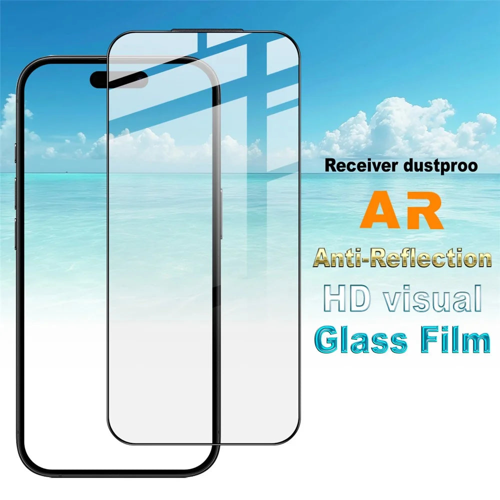 IMAK AR Anti Reflective Series For iPhone 17 Pro Max Screen Protector Full Coverage Ultra Clear Tempered Glass Film - 3