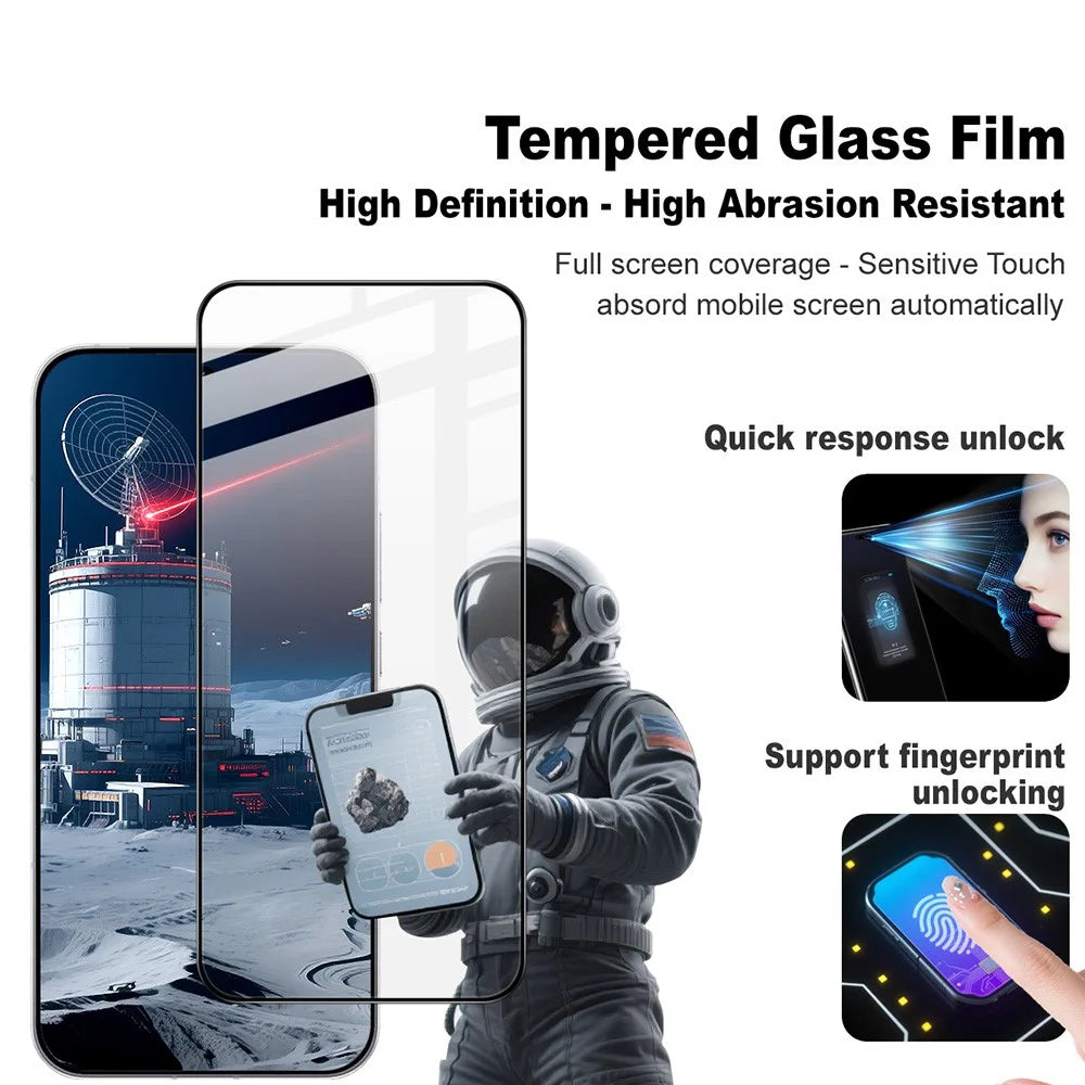 IMAK Pro+ Series For Oppo Reno15 Pro Max 5G (Global) / Reno15 Pro 5G (China) Screen Protector Full Coverage Tempered Glass Film (Fingerprint Unlock) - 2
