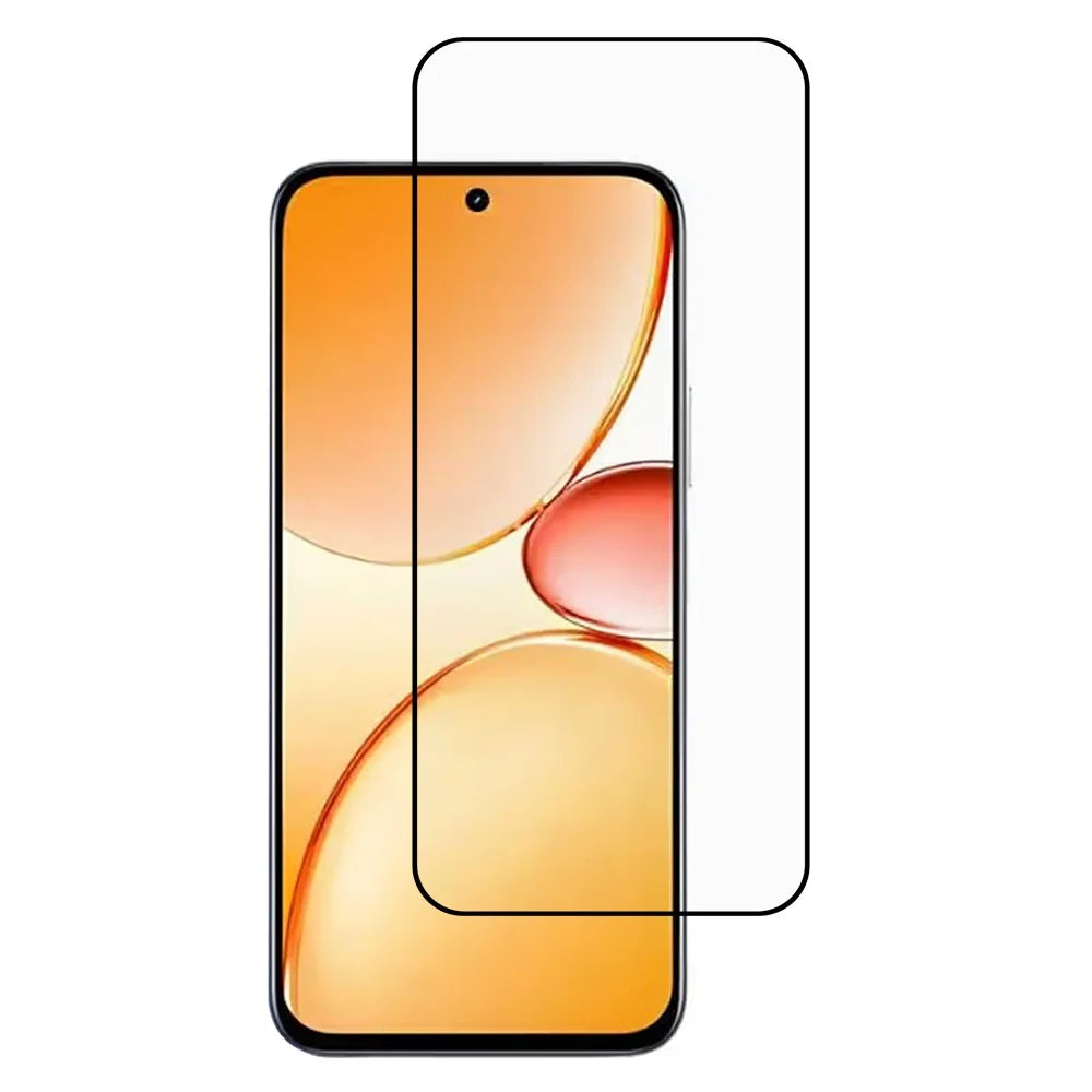 For Realme C85 5G / C85 Pro 4G Full Screen Protector Silk Printing Full Glue HD Clear High Aluminium-silicon Glass Screen Film - 1