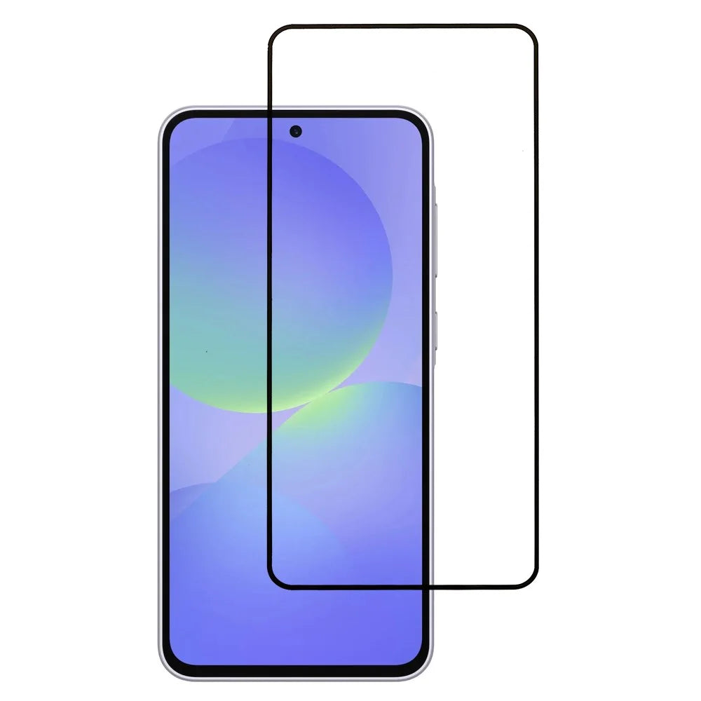 For Samsung Galaxy A37 5G / A57 5G Full Screen Protector Silk Printing Full Glue HD Clear High Aluminium-silicon Glass Screen Film - 1