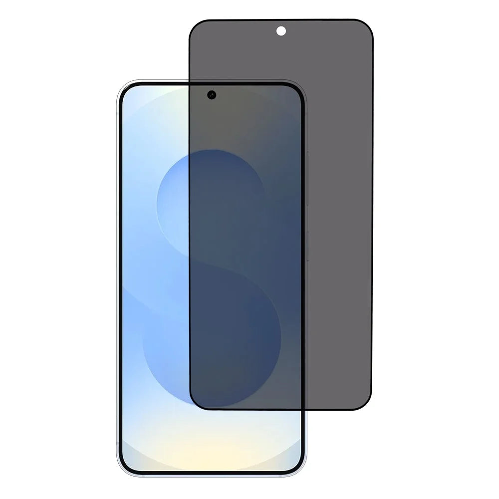For Samsung Galaxy S26 Anti Spy Privacy Screen Protector 2.5D Arc Edge Full Glue Full Cover High Aluminium-silicon Glass Film (Fingerprint Unlock) - 1