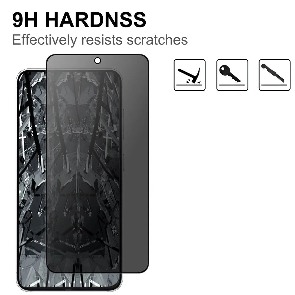 For Samsung Galaxy S26 Tempered Glass Screen Protector 2.5D Arc Edge Anti-Spy Film - 3