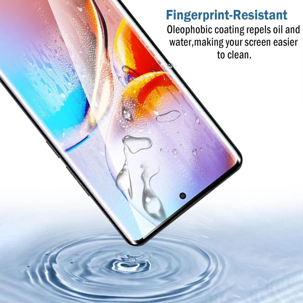 For Motorola Moto G64 5G HD Full Screen Protector Silk Printing Black Edge High Aluminium-silicon Glass Film - As Shown - 3