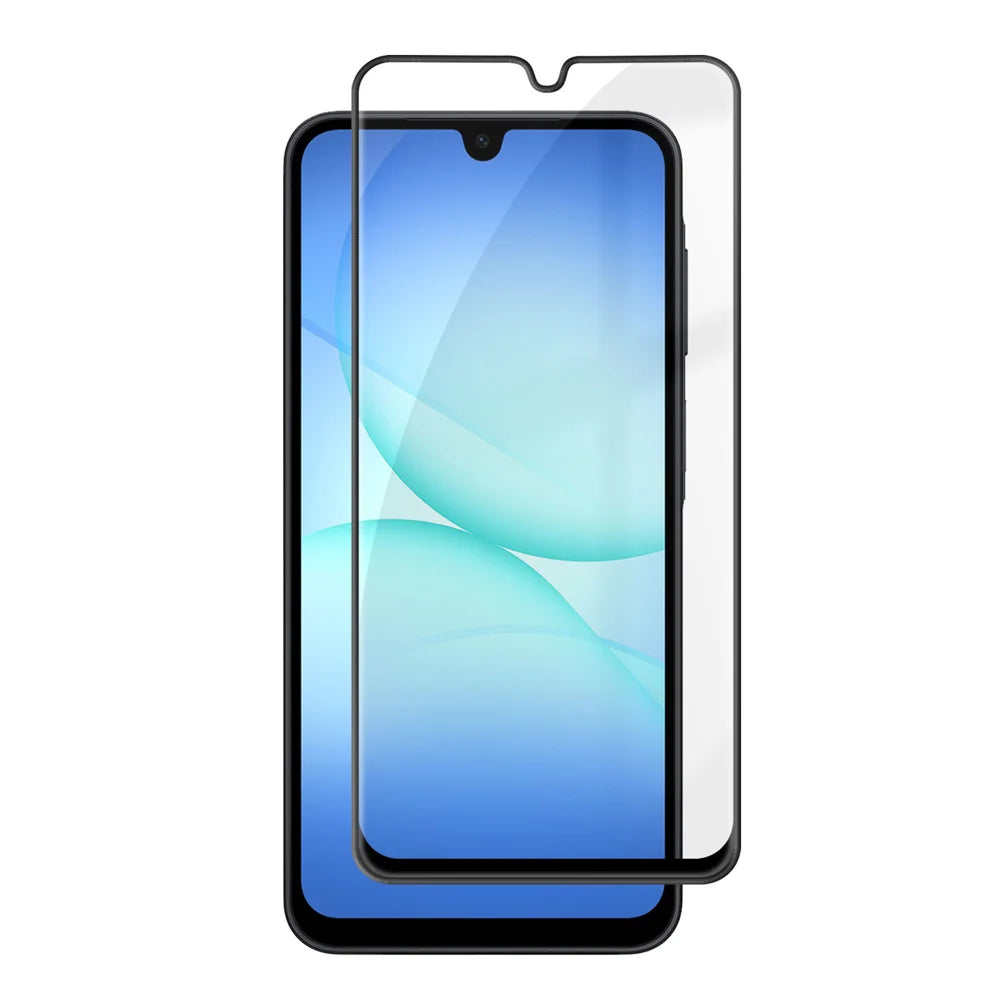 For Samsung Galaxy A18 5G / A18 4G / A17 5G HD Full Screen Protector Silk Printing Black Edge High Aluminium-silicon Glass Film - As Shown - 1