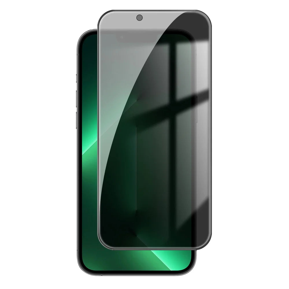 For iPhone 13 Pro Anti Spy Privacy Full Screen Protector Black Edge High Aluminium-silicon Glass Film - As Shown - 1