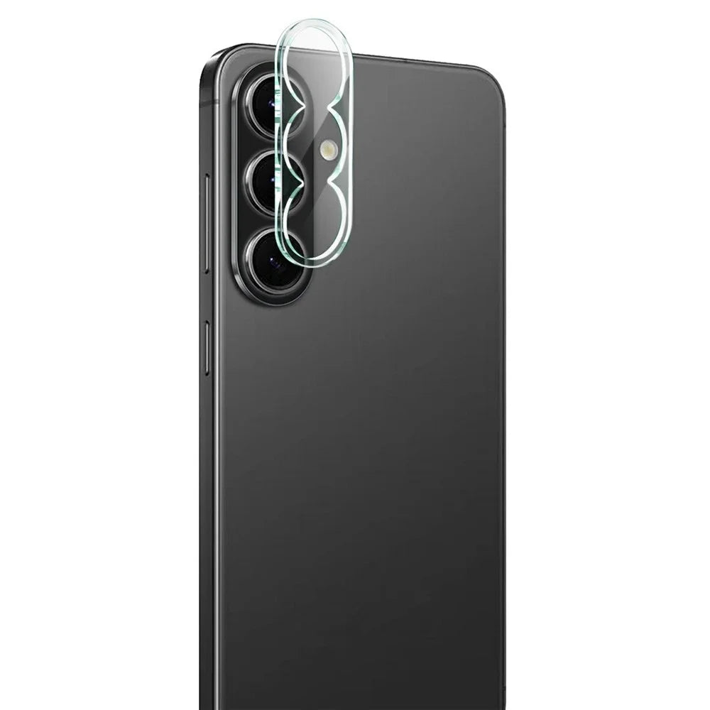 IMAK For Samsung Galaxy A37 5G Tempered Glass Full Cover Camera Lens Protector + Acrylic Lens Cap - 1