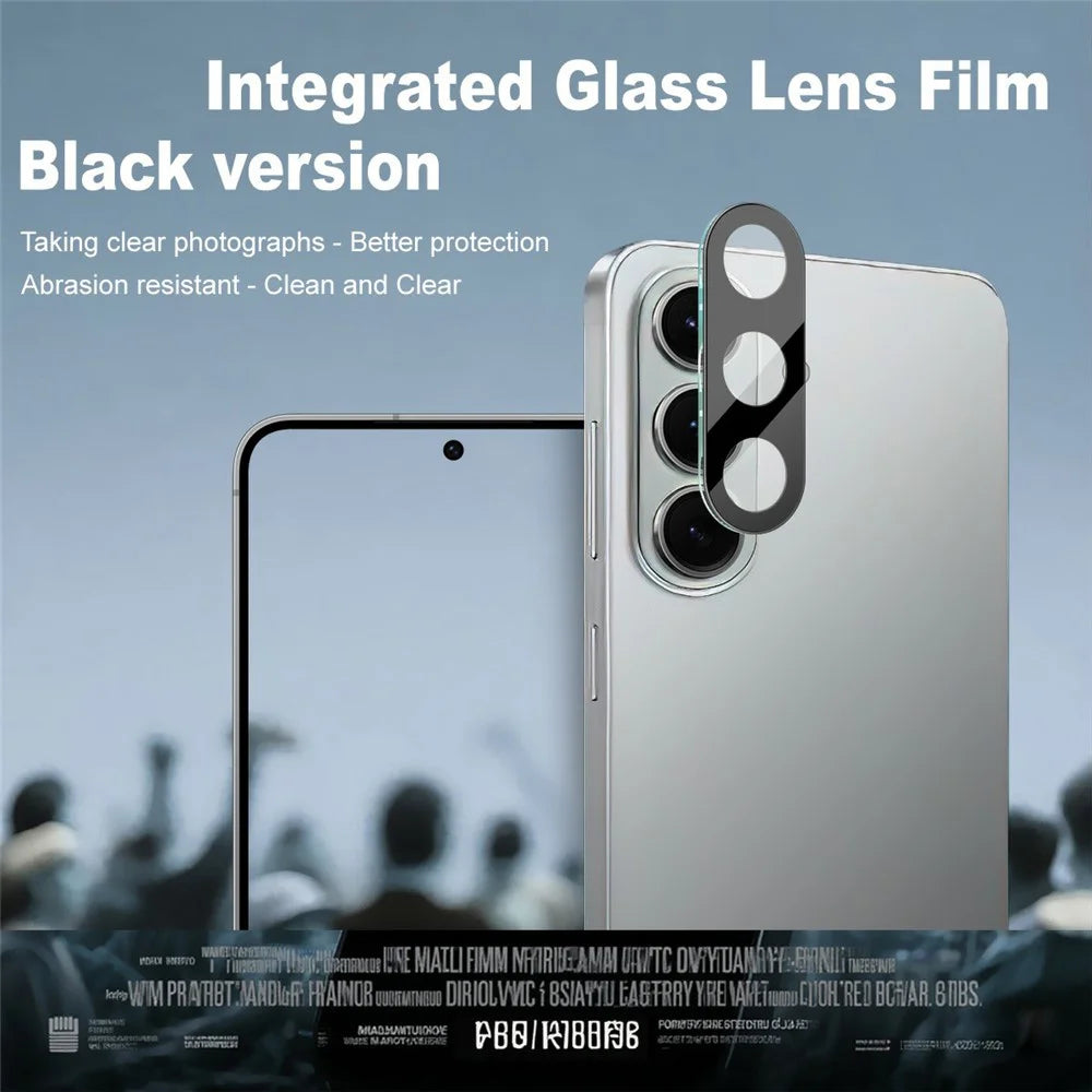 IMAK For Samsung Galaxy S26+ Tempered Glass Full Cover Lens Film + Acrylic Cap (Black Version) - 2