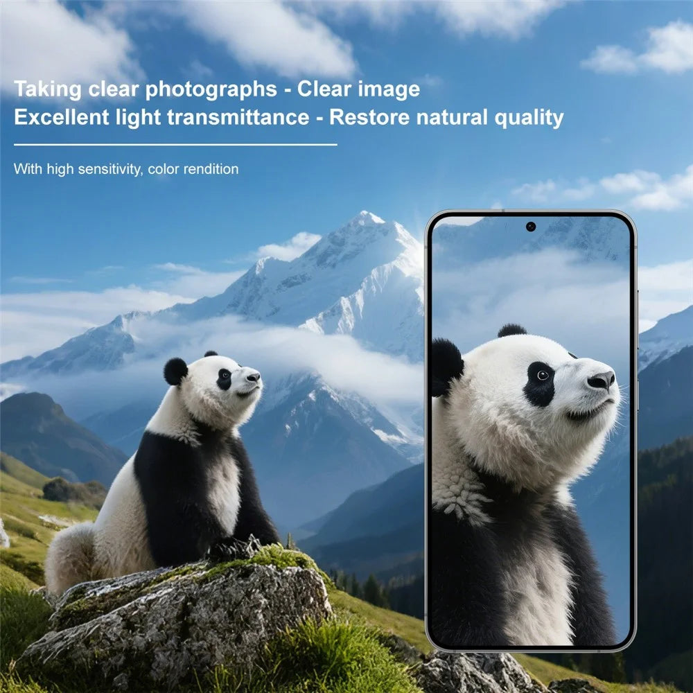 IMAK For Samsung Galaxy S26 Ultra Tempered Glass Camera Lens Protector Acrylic Lens Cap (Black Circle Design) - 5