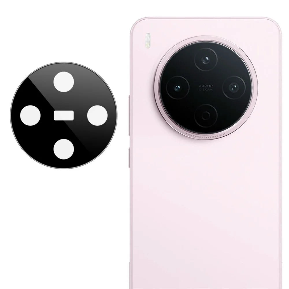 IMAK For vivo Y500 Pro 5G Tempered Glass Full Cover Camera Lens Protector with Self Positioning Frame (Black Version) - 2