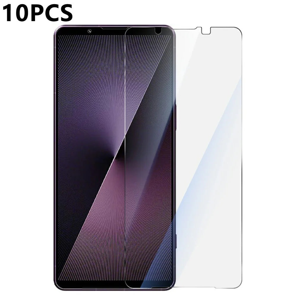 RURIHAI 10Pcs For Sony Xperia 1 VII Screen Protector 0.26mm 2.5D Full Glue High Aluminium Silicon Glass Film (NOT Complete Covering) - 1
