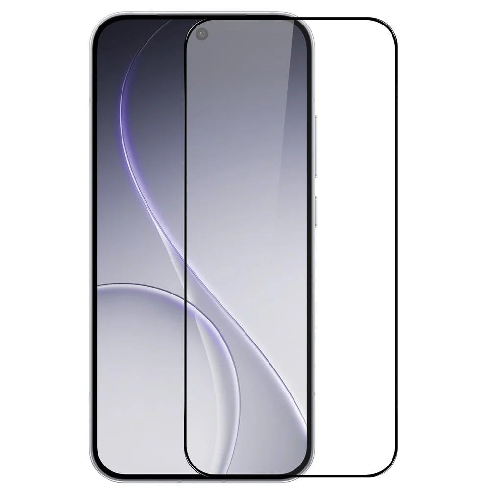 NORTHJO A+ For Oppo Reno15 Pro 5G (Global) / Reno15 5G (China) Full Screen Protector High Aluminum-Silicon Film 0.3mm 2.5D Black Edge Silk Printing - 1