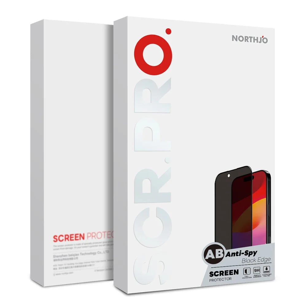 NORTHJO A++ For Samsung Galaxy S26+ 28 ° Privacy Full Screen Protector Fingerprint Unlock High Aluminium-Silicon Film 0.15mm 2.5D Full Glue Silk Printing - 5