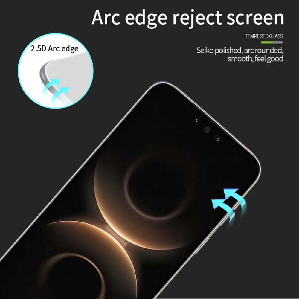 PINWUYO For Huawei Mate 80 / Huawei Mate 80 Pro Tempered Glass Film  JK Series-2 9H Full Screen Protector - Black - 2