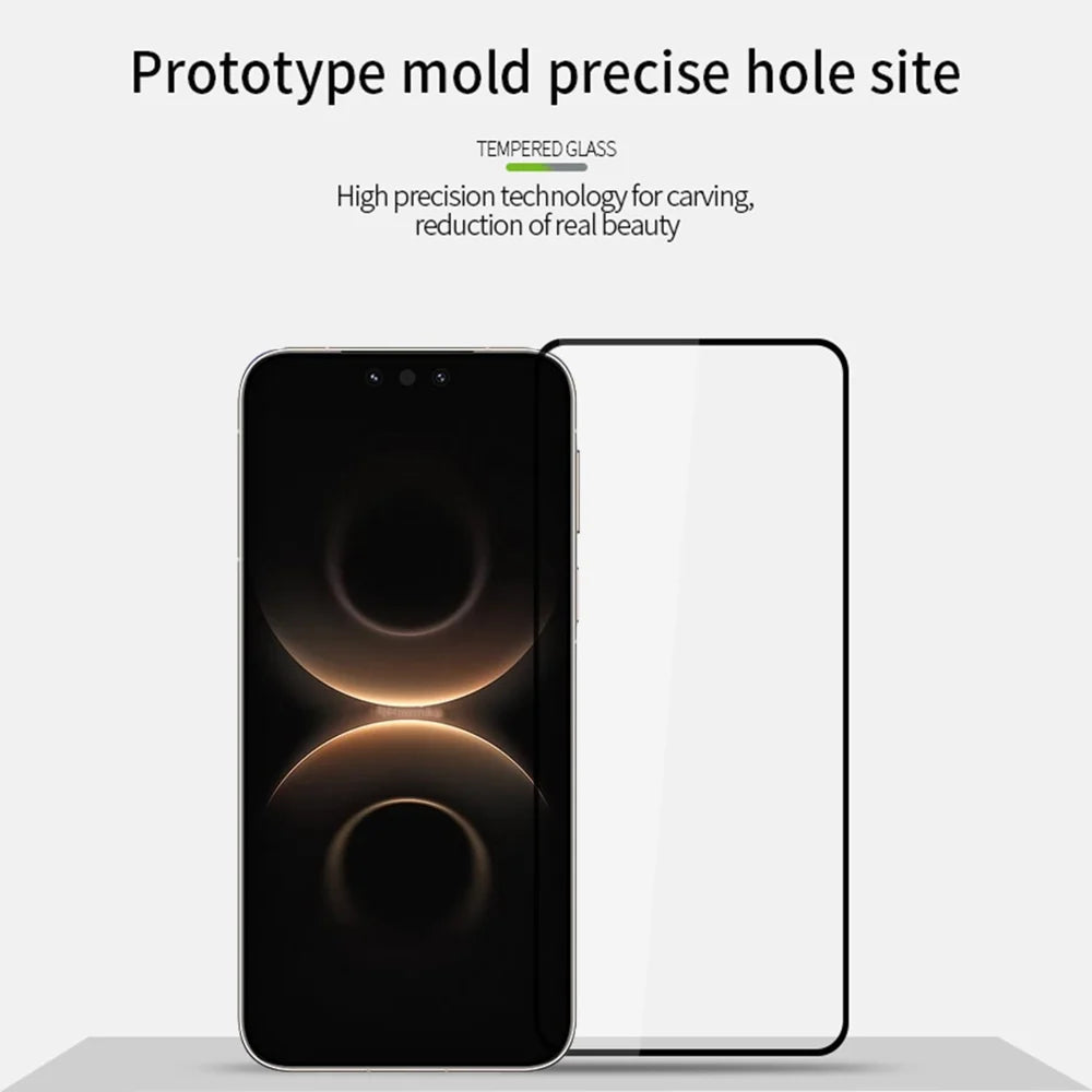 PINWUYO For Huawei Mate 80 / Huawei Mate 80 Pro Tempered Glass Film  JK Series-2 9H Full Screen Protector - Black - 3