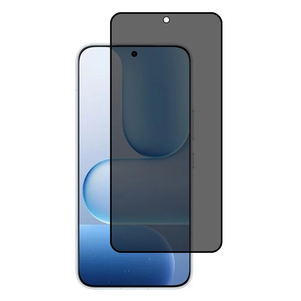 For Honor 500 5G Anti-Peep Tempered Glass Full Covering Silk Printing Screen Protector (No Fingerprint Unlock) - 1