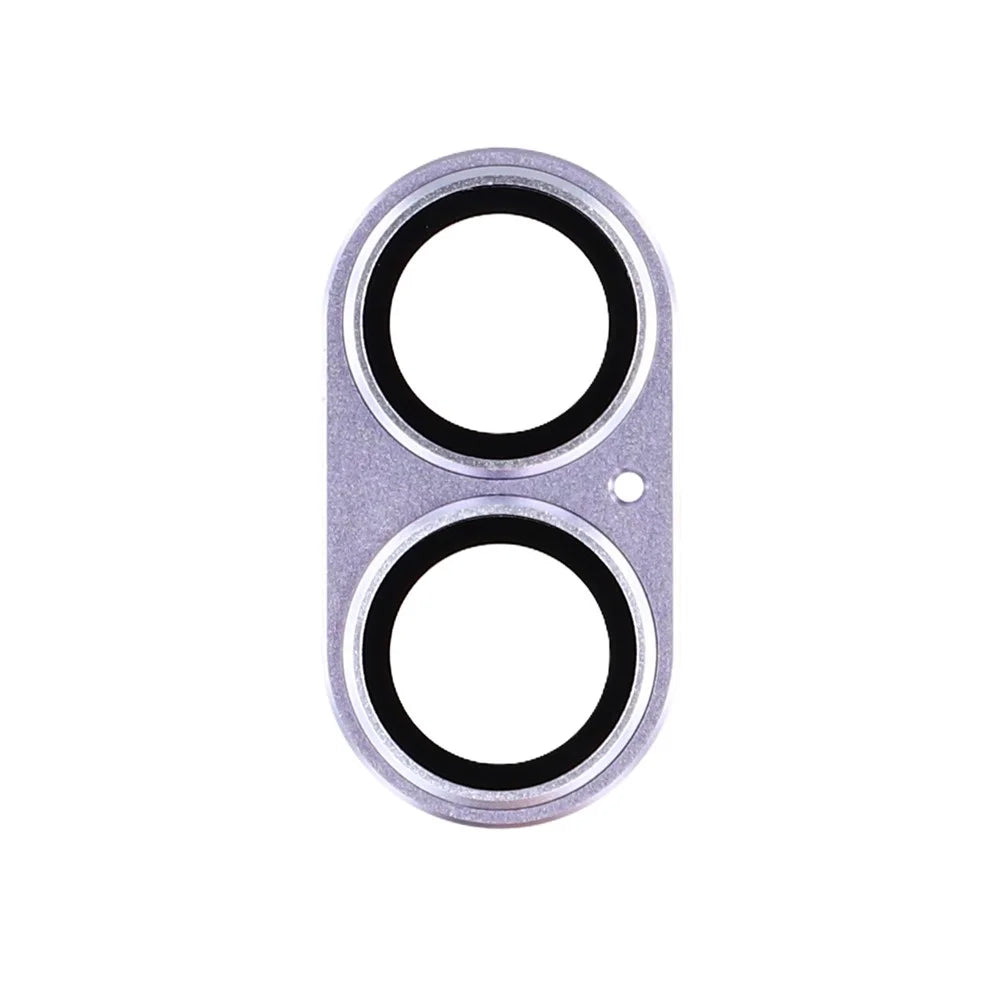 For iPhone 17 Camera Lens Protector Aluminum Alloy Metal Frame + Tempered Glass Lens Film - Purple - 2