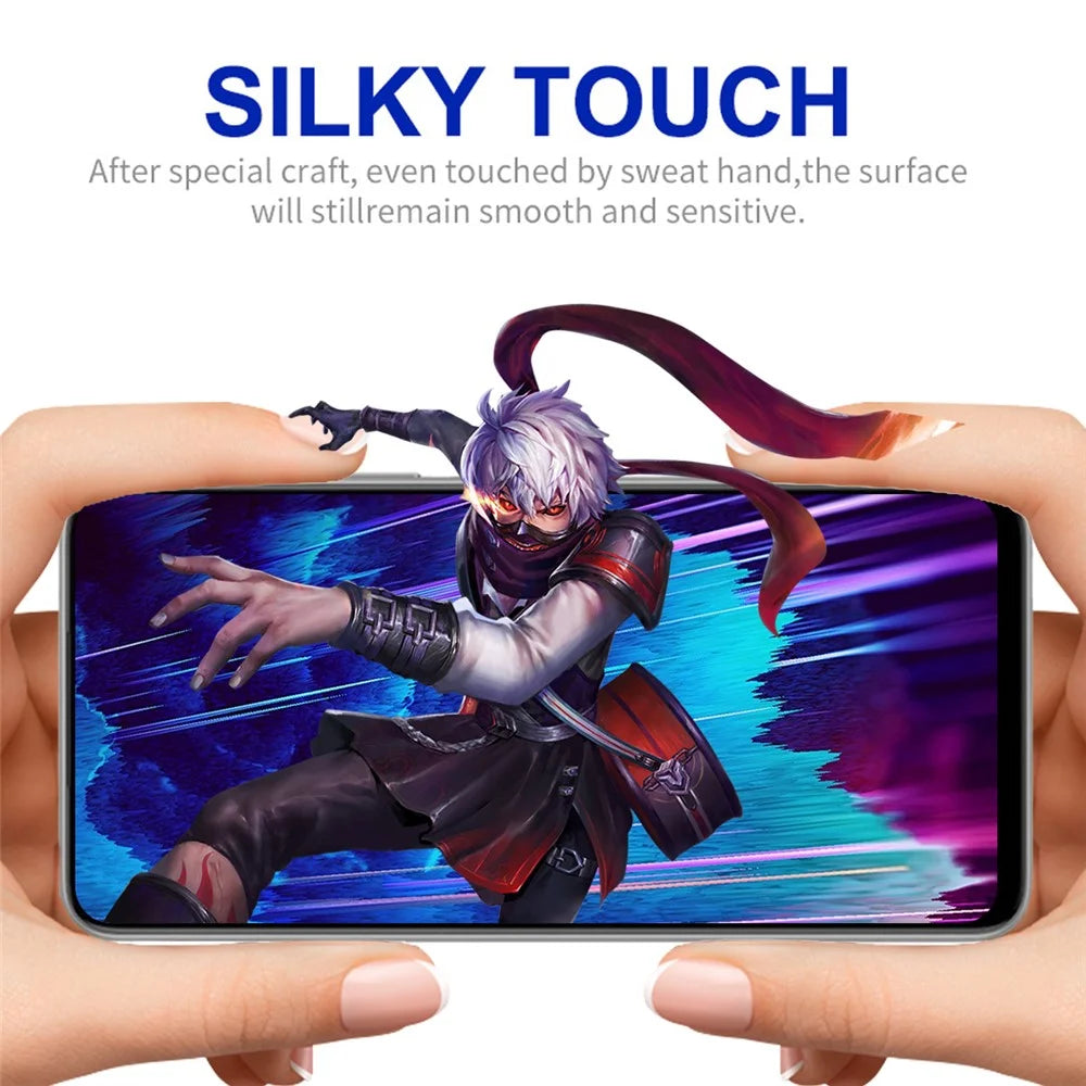RURIHAI For Samsung Galaxy A27 5G Full Screen Protector Secondary Hardening High Aluminium-Silicon Glass Film - 4