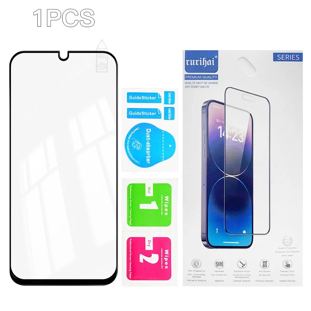 RURIHAI For Samsung Galaxy A27 5G Full Screen Protector Secondary Hardening High Aluminium-Silicon Glass Film - 7